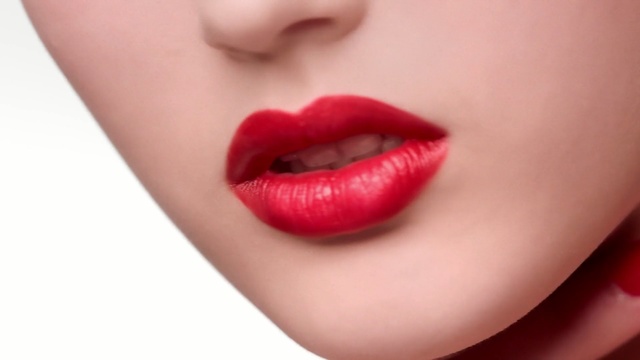 Video Reference: Lip, Red, Mouth, Nose, Chin, Skin, Close-up, Cheek, Lipstick, Lip gloss