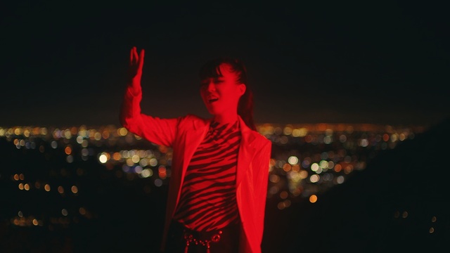 Video Reference: Red, Light, Standing, Darkness, Night, Performance, Performance art, Photography, Event, Flash photography, Person, Indoor, Man, Dark, Holding, Looking, Wearing, Hand, Front, Woman, Laptop, Cellphone, Phone, Young, Black, Sitting, Lit, Room, Computer, Walking, Cat, Clothing, Human face, Arm