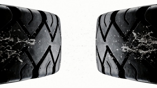 Video Reference: black, black and white, monochrome photography, photography, light, automotive tire, monochrome, tire, font, angle