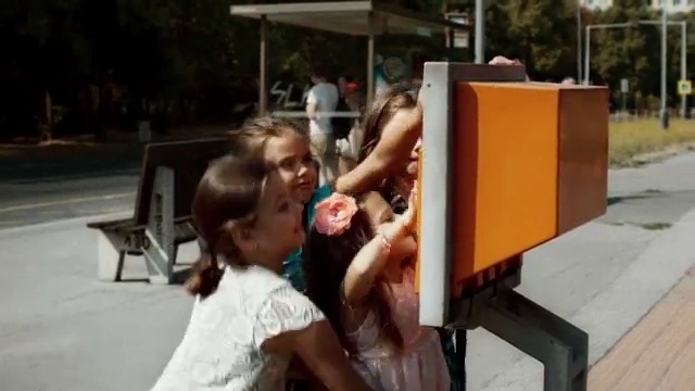 Video Reference: public space, girl, recreation, vehicle