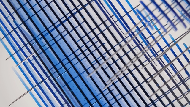 Video Reference: blue, structure, building, architecture, sky, pattern, line, net, symmetry, mesh