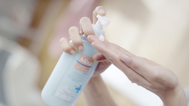 Video Reference: Skin, Product, Hand, Finger, Nail, Plastic bottle, Person