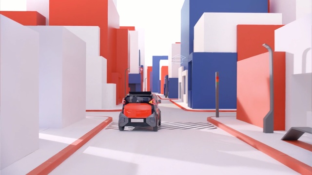 Video Reference: Automotive design, Line, Design, Animation, Architecture, Illustration, City, Vehicle, Art