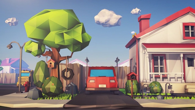 Video Reference: Cartoon, Illustration, Animation, Adventure game, Games, Screenshot, Residential area, House, Fictional character, Art