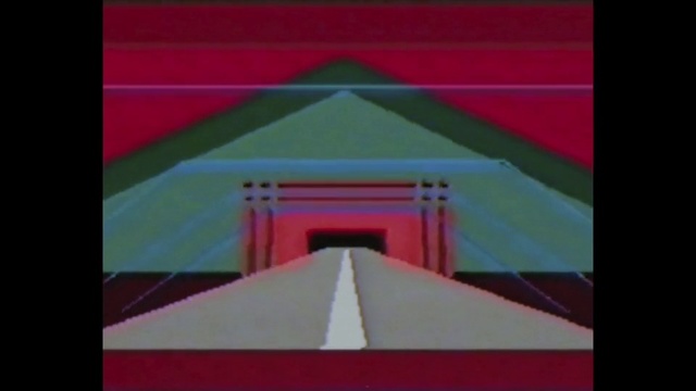 Video Reference: Red, Pink, Symmetry, Green, Landmark, Triangle, Cartoon, Magenta, Architecture, Illustration