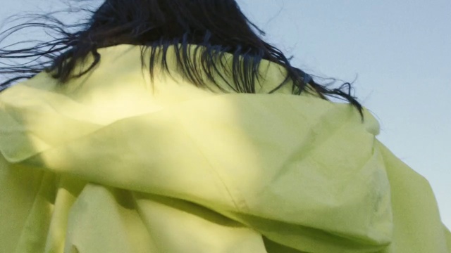 Video Reference: Green, Neck, Black hair, Eyelash