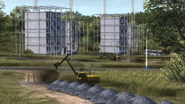 Video Reference: Water, Grass, Vehicle, Soil, Farm, Machine, Crane