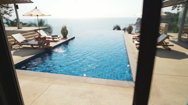 Video Reference: boat, water, sea, outrigger, paddle, ocean