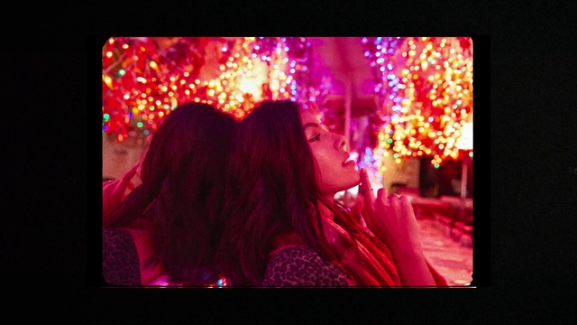 Video Reference: Red, Light, Pink, Purple, Magenta, Tree, Technology, Room, Photography, Electronic device