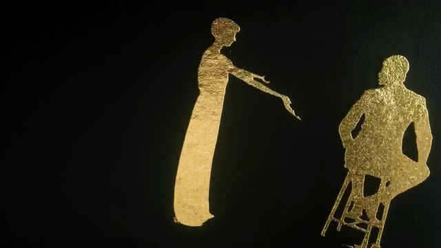 Video Reference: Sculpture, Human, Joint, Shadow, Art, Gesture, Skeleton, Visual arts, Metal