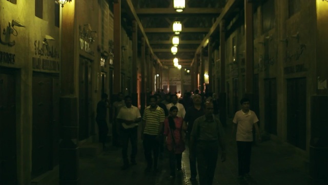 Video Reference: night, darkness, light, lighting, tourist attraction, street, evening, city, alley, midnight, Person