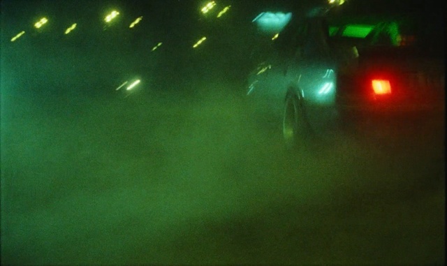 Video Reference: Green, Light, Lighting, Automotive lighting, Night, Darkness, Water, Atmosphere, Technology, Midnight