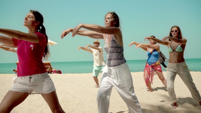 Video Reference: fun, dance, leisure, vacation, performing arts, summer, girl, choreography, spring break, event, Person