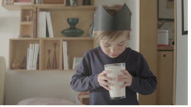 Video Reference: lighting accessory, child, toddler, furniture, lampshade, girl, Person