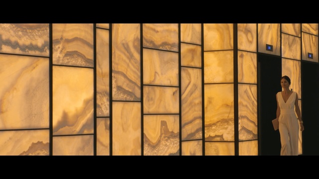 Video Reference: Yellow, Glass, Window, Art, Square, Visual arts, Shadow, Symmetry, Person