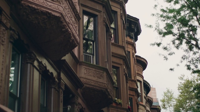 Video Reference: Architecture, Building, Town, Facade, Neighbourhood, House, Tree, City, Street, Window