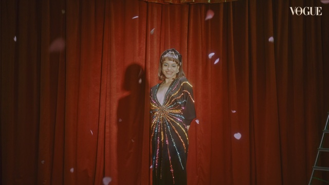 Video Reference: Red, Wood, Performance, Event, Dress, Night, Person