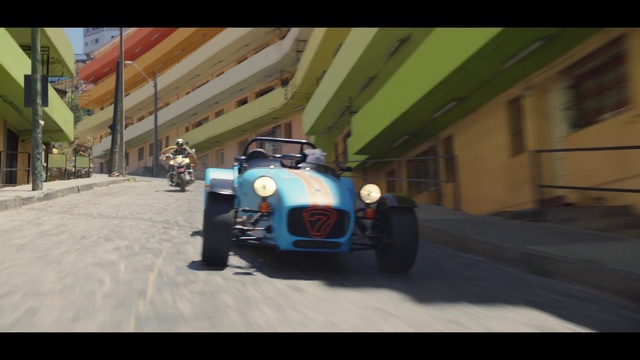 Video Reference: Land vehicle, Vehicle, Car, Classic car, Lotus seven, Caterham 7, Sports car, Classic, Antique car, Automotive design
