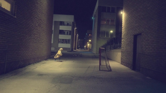 Video Reference: Blue, Sky, Night, Light, Street light, Lighting, Snapshot, Darkness, Atmosphere, Street, Person