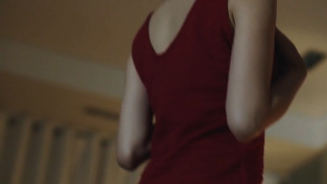 Video Reference: Shoulder, Red, Arm, Joint, Neck, Standing, Dress, Leg, Elbow, Thigh