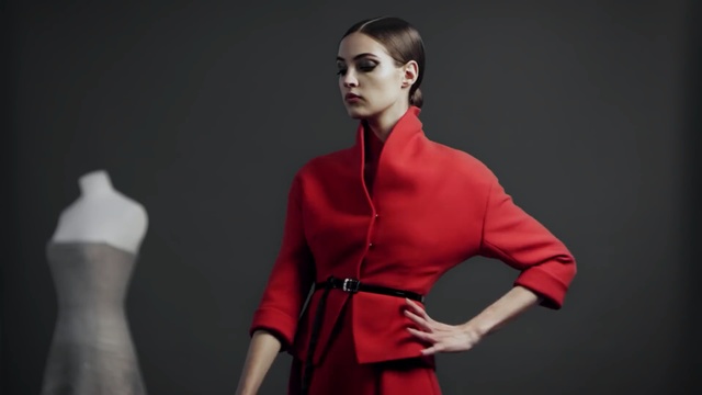 Video Reference: fashion model, fashion, model, dress, outerwear, fashion show, haute couture, fashion design, girl, runway, Person