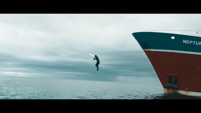 Video Reference: water, sea, surfing equipment and supplies, sky, wave, ocean, sailing, cloud, vacation, horizon, Person