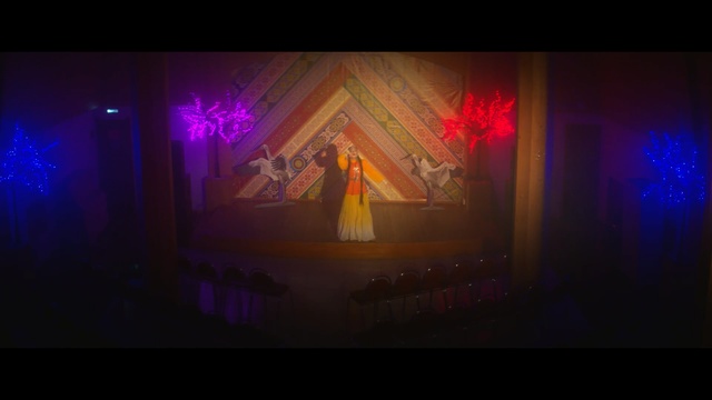 Video Reference: Light, Stage, Purple, Lighting, Darkness, Magenta, Performance, Music venue, Event, Art