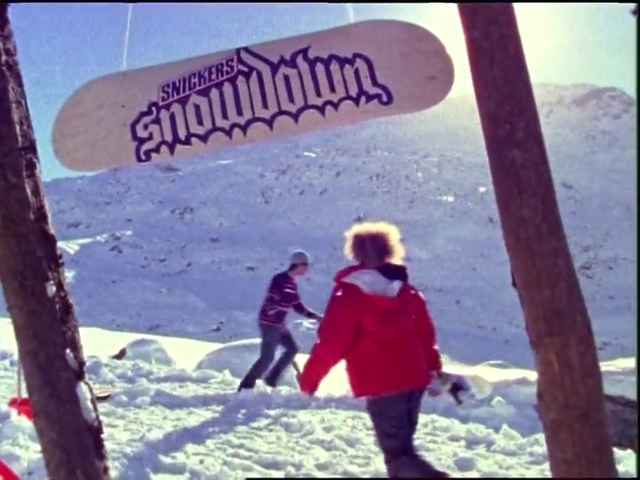 Video Reference: photograph, red, winter, fun, snow, day, vacation, ski equipment, geological phenomenon, purple, Person