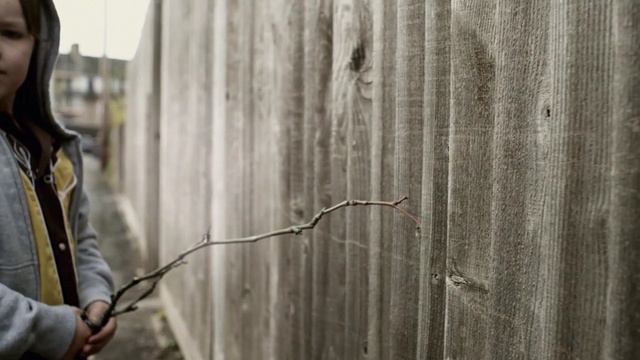 Video Reference: wall, tree, wood, girl, Person