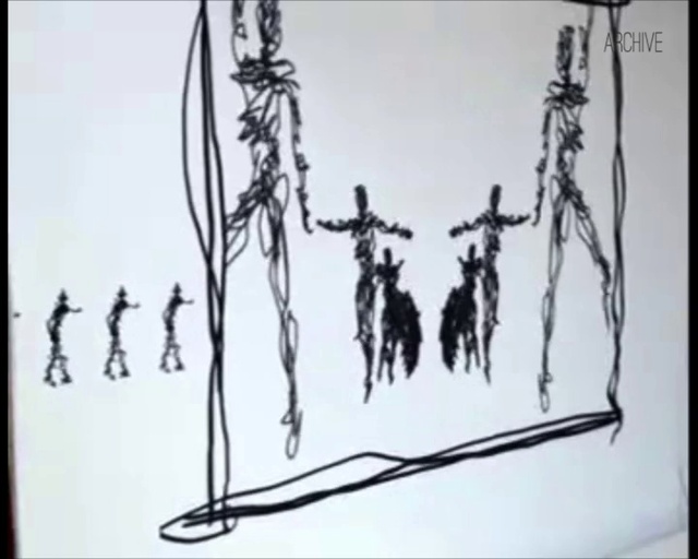 Video Reference: Drawing, Black-and-white, Art, Monochrome photography, Visual arts, Font, Monochrome, Modern art, Tree, Organism