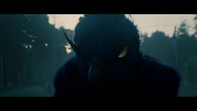 Video Reference: Black, Sky, Personal protective equipment, Photography, Organism, Headgear, Screenshot, Darkness, Mask, Backlighting