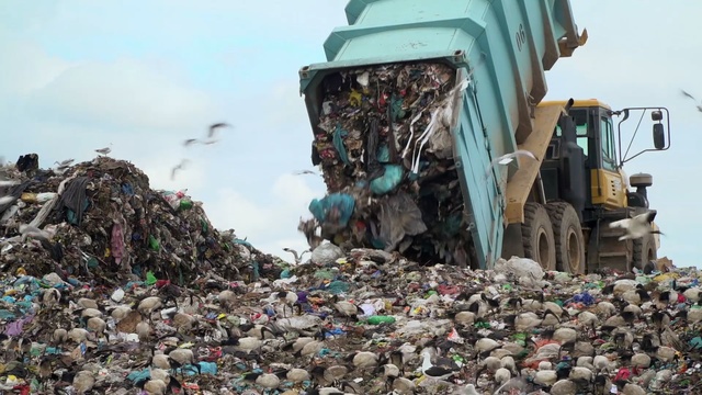 Video Reference: waste, litter, scrap, pollution, recycling, rubble, vehicle