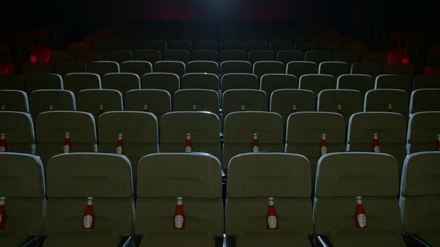 Video Reference: Auditorium, Red, Design, Theatre, Stadium, Audience, heater, Sport venue, Darkness, Movie theater