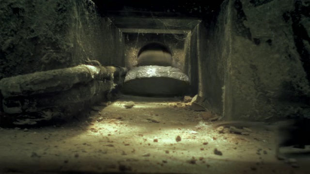 Video Reference: tunnel, darkness, archaeological site, air raid shelter
