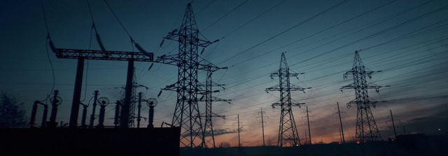 Video Reference: Overhead power line, Electricity, Transmission tower, Sky, Electrical supply, Nature, Afterglow, Tower, Public utility, Atmosphere