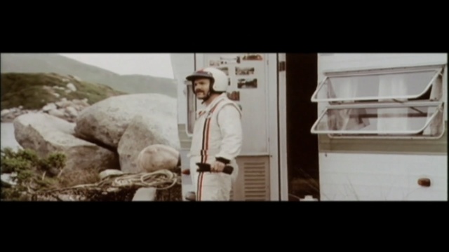 Video Reference: white, photograph, ecosystem, man, text, mode of transport, black and white, photography, snapshot, wall