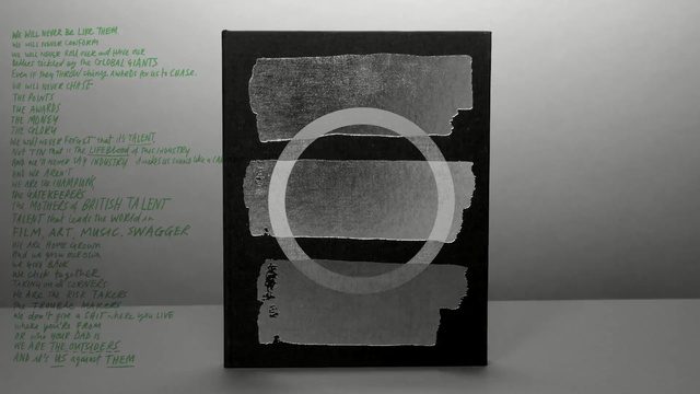 Video Reference: font, product, black and white, Person