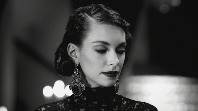 Video Reference: Hair, Face, Photograph, Eyebrow, Black-and-white, Lip, Beauty, Lady, Monochrome, Monochrome photography, Person