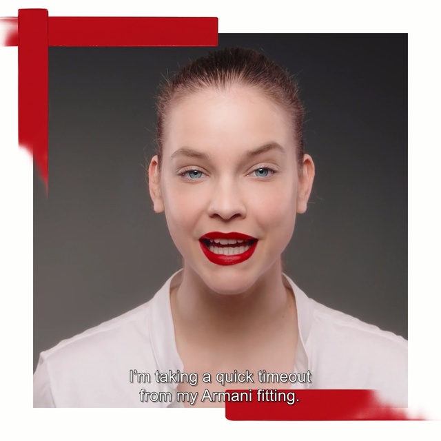 Video Reference: Lip, Face, Red, Skin, Facial expression, Eyebrow, Chin, Beauty, Nose, Head