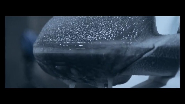 Video Reference: Water, Black, Automotive exterior, Close-up, Automotive design, Photography, Monochrome photography, Bumper, Black-and-white, Auto part