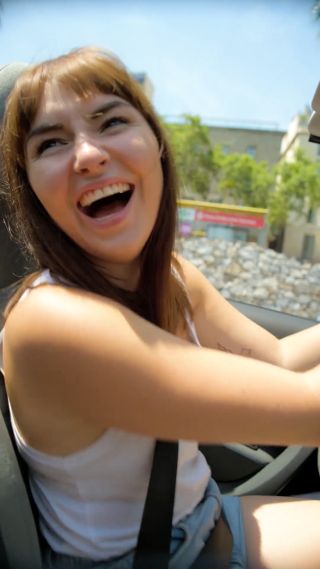 Video Reference: Facial expression, Smile, Skin, Beauty, Fun, Happy, Laugh, Summer, Auto part, Photography, Person