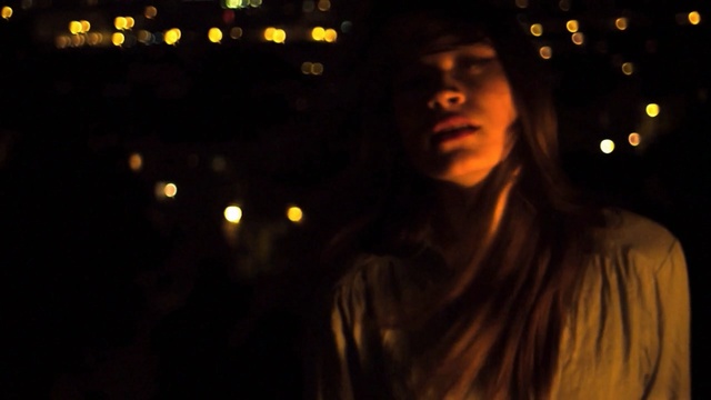 Video Reference: night, darkness, light, lighting, girl, midnight, fun, event, evening, Person