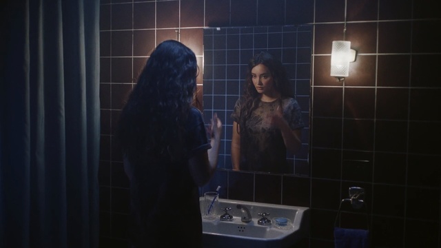 Video Reference: darkness, light, night, screenshot, midnight, scene, space, Person