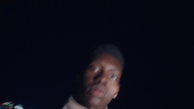 Video Reference: Face, Black, Head, Nose, Darkness, Cheek, Chin, Forehead, Human, Fun