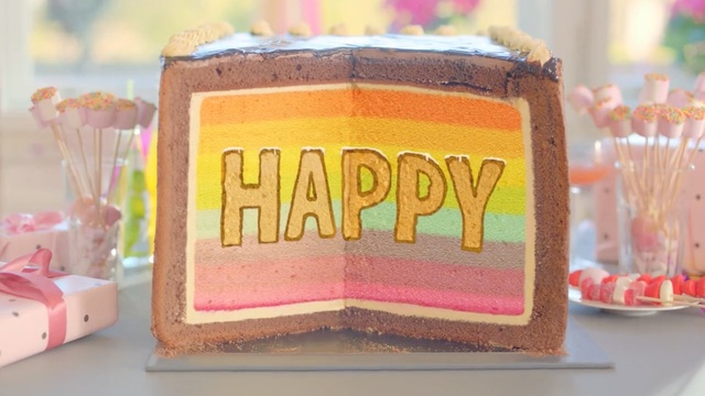 Video Reference: Pink, Buttercream, Icing, Sugar paste, Birthday cake, Pasteles, Cake, Birthday, Sweetness, Cake decorating