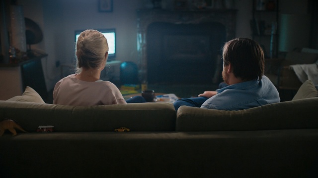 Video Reference: blue, sitting, light, snapshot, technology, electronic device, girl, darkness, fun, couch
