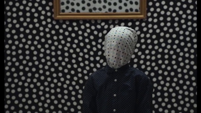 Video Reference: Pattern, Design, Polka dot, Metal, Person