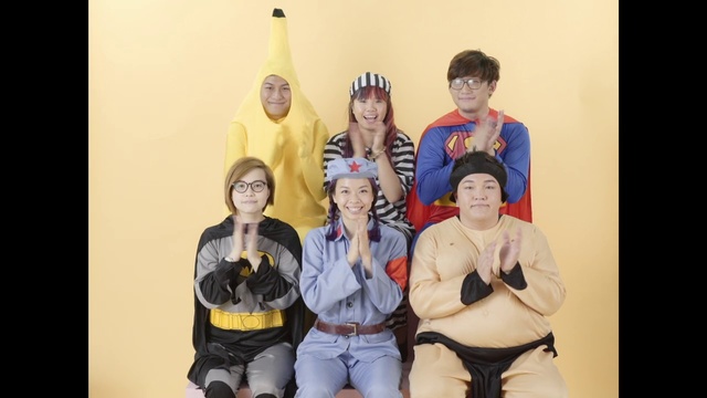 Video Reference: Social group, Fun, Costume, Smile