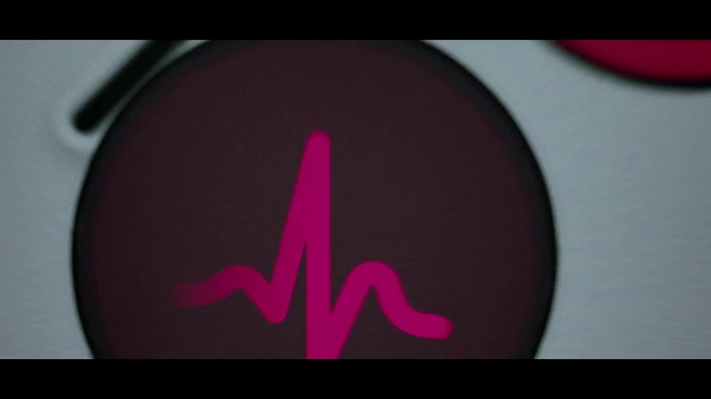 Video Reference: Pink, Red, Magenta, Font, Close-up, Carmine, Eyewear, Footwear, Material property, Circle