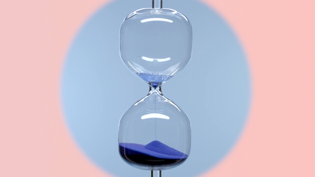 Video Reference: product, hourglass, purple, product, glass, liquid